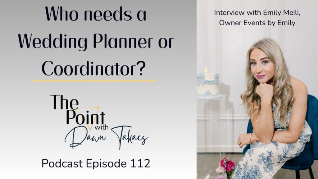 Who needs a wedding planner or coordinator?