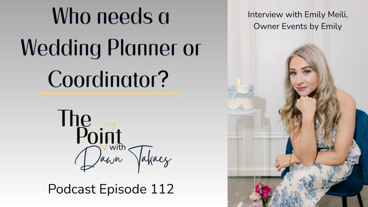Who needs a wedding planner or coordinator?